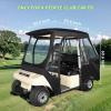 image10L0L Golf Cart 4 Passenger Driving Enclosure for Club Car DS 4Sided Clear Window Rain Cover All Weather Waterproof Windproof Snowproof