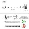 image10L0L Golf Cart 5 Panel Mirror 358quot HD Shatterproof Glass Mirrors for Golf Cart Club Car EZGO and Other Wide Angle Rear View Mirror
