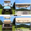 image10L0L Golf Cart 5 Panel Mirror 358quot HD Shatterproof Glass Mirrors for Golf Cart Club Car EZGO and Other Wide Angle Rear View Mirror
