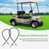 image10L0L Golf Cart Brake Cable Set 2PCS for Yamaha G8 G14 G16 G19 G20 G22 Gas and Electric Replaces Passenger Side OEM Part JF2F635110 ampamp Driver Side OEM Part JF2F634100