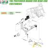 image10L0L Golf Cart Brake Cable Set Stainless Steel Core Passenger and Driver Side for Club Car DS 19811999 GampampE Golf Cart OEM 1011125 1011403 10167610142 Inch 2PCS