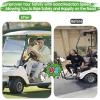 image10L0L Golf Cart Brake Cable Set Stainless Steel Core Passenger and Driver Side for Club Car DS 19811999 GampampE Golf Cart OEM 1011125 1011403 10167610142 Inch 2PCS
