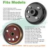 image10L0L Golf Cart Brake Drum Hub Assembly for EZGO 1991up with 4 Cycle Gas Engines Replace OEM 21807G1 21807G1 4184394