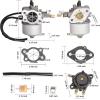 image10L0L Golf Cart Carburetor Fuel Pump Kit for 1991 EZGO TXT Marathon Medalist Freedom ST 4Cycle Models with 295cc Engines OEM 26645G01 26645G03 72840G01 26726G01 26727G01 72558G02 603901 17553