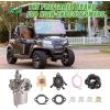image10L0L Golf Cart Carburetor Fuel Pump Kit for 1998UP Club Car DS Precedent Turf Carryall FE290 Kawasaki Engines Carb 101805601 101905601 17561 1016438 1016439 1016440 1016441 1016478