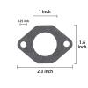image10L0L Golf Cart Carburetor Gasket for Club Car Carryall DS ampamp Precedent 1992 Up OEM 1016439 1016441