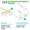 image10L0L Golf Cart Clutch Drive ampamp Starter Belts Kit for EZGO TXT Medalist Workhorse 19942013 with Robin 295350cc 4 Cycle Engines OEM 72054G01 26414G01 72025G01 26414G01 630587
