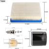 image10L0L Golf Cart DS Tune Up Kit for Club Car DS Gas 4 Cycle 1992 UP Models with FE290FE350 Engines with Air Filter Oil Filter F7TC Spark PlugOEM 1013684 1015426 1016467