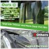 image10L0L Golf Cart Deluxe Enclosure for 2 Passenger Club Car Precedent ampamp Temo600D Windproof Waterproof 4Sided Protection Golf Buggy Keep Warm Cover Driving EnclosureRoof up to 59quot LBlackBlack