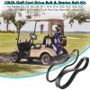image10L0L Golf Cart Drive Belt ampamp Starter Generator Belt fit Yamaha G2 G5 G8 G9 G11 G14 G16 G20 G22 G29 Drive Gas 4 Cycle Models OEM J55G624100 J55H117300 J388117300 JN6H117300