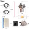 image10L0L Golf Cart FE290 Carburetor Fuel Pump Kit Tune Up Kit for Club Car DS Precedent Turf Carryall Gas Model 1998UP Air Oil Fuel Filter OEM 101805601 101905601 1016438 1016439 1016440 1016441