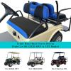 image10L0L Golf Cart Front Rear Seat Cover Set for EZGO TXT RXV ampamp Club Car DS 2000upFlat Backrest Made w 3D Air Mesh Polyester Fabric Breathable WashableBlack  Blue
