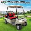 image10L0L Golf Cart Front Rear Seat Cover Set for EZGO TXT RXV ampamp Club Car DS 2000upFlat Backrest Made w 3D Air Mesh Polyester Fabric Breathable WashableRed  Black