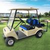 image10L0L Golf Cart Front Rear Seat Cover Set for EZGO TXT RXV ampamp Club Car DS 2000upFlat Backrest Made w 3D Air Mesh Polyester Fabric Breathable WashableBlack  Blue