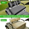 image10L0L Golf Cart Front Seat Covers for Yamaha G2G9G16G19G22 ampamp Club Car DS Pre2000  Breathable Polyester Mesh Washable AntiScratch  OEM Replacement ToolFree InstallationBlackGray