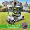 image10L0L Golf Cart Front Seat Covers for Yamaha G2G9G16G19G22 ampamp Club Car DS Pre2000  Breathable Polyester Mesh Washable AntiScratch  OEM Replacement ToolFree InstallationBlackGray
