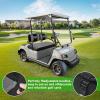 image10L0L Golf Cart Front Seat Covers for Yamaha G2G9G16G19G22 ampamp Club Car DS Pre2000  Breathable Polyester Mesh Washable AntiScratch  OEM Replacement ToolFree InstallationBlackGray