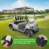 image10L0L Golf Cart Front Seat Covers for Yamaha G2G9G16G19G22 ampamp Club Car DS Pre2000  Breathable Polyester Mesh Washable AntiScratch  OEM Replacement ToolFree InstallationBlackBeige