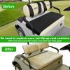 image10L0L Golf Cart Front Seat Covers for Yamaha G2G9G16G19G22 ampamp Club Car DS Pre2000  Breathable Polyester Mesh Washable AntiScratch  OEM Replacement ToolFree InstallationBlackBeige