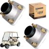 image10L0L Golf Cart Front Wheel Hub Assembly 2 PCS for Club Car DS ampamp Precedent 2003up OEM 102357701 with Hub BearingOil SealDust Cover