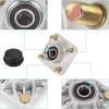 image10L0L Golf Cart Front Wheel Hub Assembly 2 PCS for Club Car DS ampamp Precedent 2003up OEM 102357701 with Hub BearingOil SealDust Cover