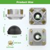 image10L0L Golf Cart Front Wheel Hub Assembly WHub BearingOil SealDust Cover for Yamaha G2G8G9G14G16G19G22G29 Drive Replace OEM JG5WF5111000JG5WF51100 Pack of 2