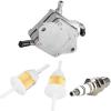 image10L0L Golf Cart Fuel Pump Impulse Kit for Club Car DS Precedent 1984up Gas with 290FE 350FE Kawasaki Engine Replace OEM 1014523 1014524 S 5136 FP002