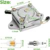 image10L0L Golf Cart Fuel Pump Impulse Kit for Club Car DS Precedent 1984up Gas with 290FE 350FE Kawasaki Engine Replace OEM 1014523 1014524 S 5136 FP002
