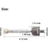image10L0L Golf Cart Inner Tie Rod End for Yamaha G29 Gas or Electric Golf Cart Compatible with OEM Part JW1F38370000 Durable ampamp Easy to Install