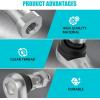 image10L0L Golf Cart Outer Tie Rod End Ball Joint Kit for Yamaha G22 G27 G29 Drive Gas and Electric Golf Cart 2003Up Replace OEM JU0F384100 JU02384100