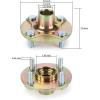 image10L0L Golf Cart Rear Wheel Hub for Yamaha G29 Electric Golf Cart 20072014 OEMJW1G654200 Yamaha Parts