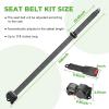 image10L0L Golf Cart Seat Belts Kit with Bracket Fits 2 Passenger EZGO TXT Yamaha Club Car DS PrecedentOnly fit 2 Passenger EZGO TXT Club Car DS