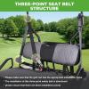 image10L0L Golf Cart Seat Belts Kit with Bracket Fits 2 Passenger EZGO TXT Yamaha Club Car DS PrecedentOnly fit 2 Passenger EZGO TXT Club Car DS