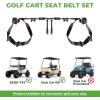 image10L0L Golf Cart Seat Belts Kit with Bracket Fits 2 Passenger EZGO TXT Yamaha Club Car DS PrecedentOnly fit 2 Passenger EZGO TXT Club Car DS