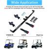 image10L0L Golf Cart Seat Belts Kit with Bracket Fits 2 Passenger EZGO TXT Yamaha Club Car DS PrecedentUniversal Fits 2 Passenger EZGO TXT Yamaha Club Car DS Precedent