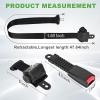 image10L0L Golf Cart Seat Belts Set of 2 Retractable 42 Belt Kit Fits Most Golf Carts