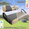 image10L0L Golf Cart Seat Covers for EZGO TXT RXV ampamp Club Car DS 2000up Breathable Air Mesh Fabric Washable  Red BlackGraybeige
