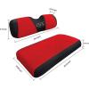 image10L0L Golf Cart Seat Covers for EZGO TXT RXV ampamp Club Car DS 2000up Breathable Air Mesh Fabric Washable  Red BlackRedblack