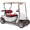 image10L0L Golf Cart Seat Covers for EZGO TXT RXV ampamp Club Car DS 2000up Breathable Air Mesh Fabric Washable  Red BlackRedblack