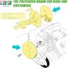image10L0L Golf Cart Secondary Driven Clutch for Club Car DS ampamp Precedent1997UP Club Cart 4Cycle Gas Model OEM 101834001 5701  High TorqueSilver