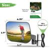 image10L0L Golf Cart Side Rear View Mirror Set With Turn Signals Compactible with EZGO Club Car Yamaha Gas ampamp Electric Golf Carts