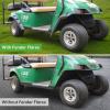 image10L0L Golf Cart Standard Fender Flares Front and Rear for EZGO TXT 19982013 GasElectric Golf Carts with Metal Hardware Set of 4NOT For Modified Vehicles
