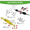 image10L0L Golf Cart Steering Assembly for EZGO RXV Electric Gas 2008 ampamp Up Steering Rack Gearbox Assembly Golf Cart Parts 601500 618329