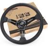 image10L0L Golf Cart Steering Wheel Universal Design Fit Yamaha EZGO RXV ampamp TXT Club Car DS Club Car Precedent Tempo Most Golf CartCarbon black