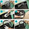image10L0L Golf Cart Steering Wheel Universal Design Fit Yamaha EZGO RXV ampamp TXT Club Car DS Club Car Precedent Tempo Most Golf CartCarbon black
