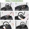 image10L0L Golf Cart Steering Wheel Universal Design Fit Yamaha EZGO RXV ampamp TXT Club Car DS Club Car Precedent Tempo Most Golf CartCoal black
