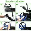 image10L0L Golf Cart Steering Wheel Universal Design Fit Yamaha EZGO RXV ampamp TXT Club Car DS Club Car Precedent Tempo Most Golf CartKlein Blue