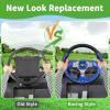 image10L0L Golf Cart Steering Wheel Universal Design Fit Yamaha EZGO RXV ampamp TXT Club Car DS Club Car Precedent Tempo Most Golf CartKlein Blue
