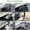 image10L0L Golf Cart Steering Wheel Universal Design Fit Yamaha EZGO RXV ampamp TXT Club Car DS Club Car Precedent Tempo Most Golf Cartasphalt gray