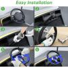 image10L0L Golf Cart Steering Wheel Universal Design Fit Yamaha EZGO RXV ampamp TXT Club Car DS Club Car Precedent Tempo Most Golf Cartblue